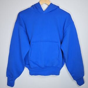 Yeezy x Gap Kanye West Men's Double Layer Sweatshirt Hoodie Blue XS Unisex